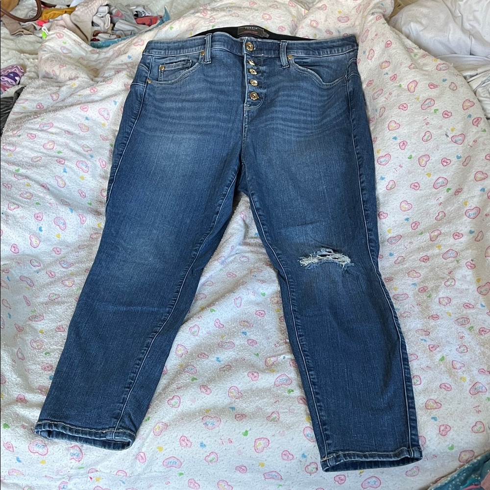 Torrid high-waist, skinny jeans